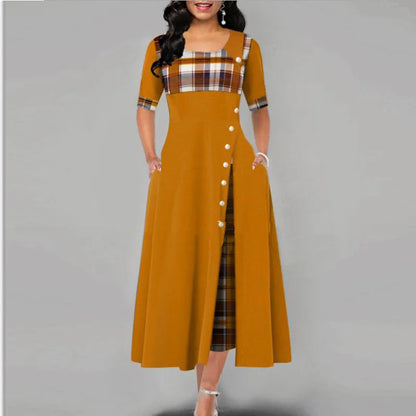 Jacqueline - Dress with button details