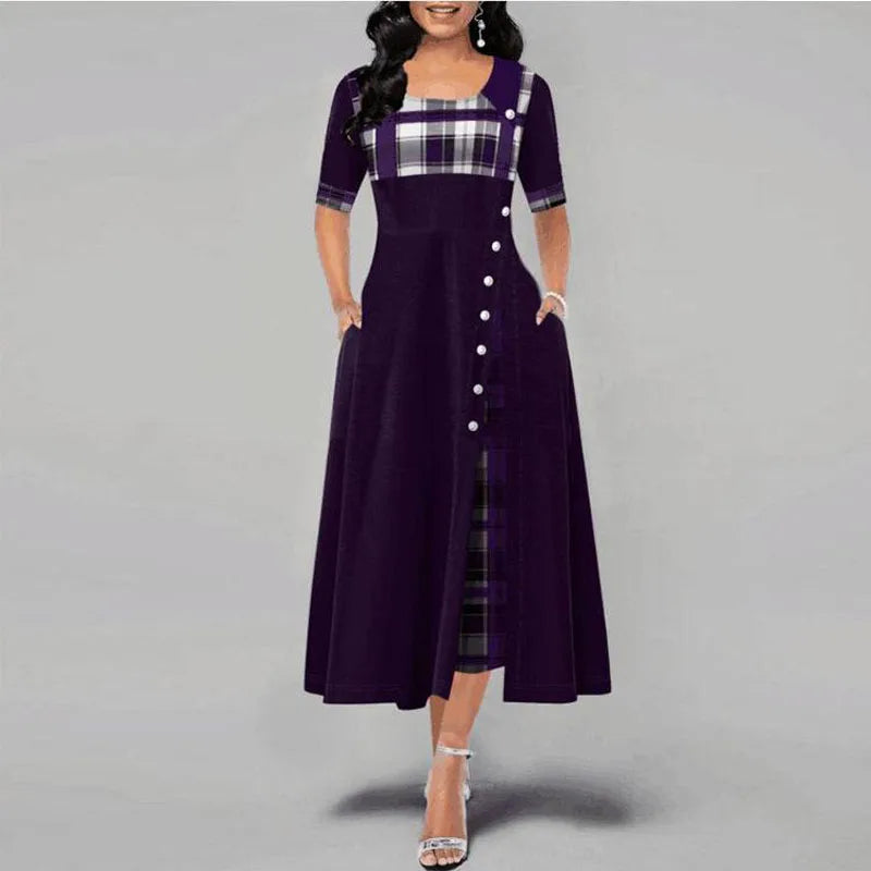 Jacqueline - Dress with button details