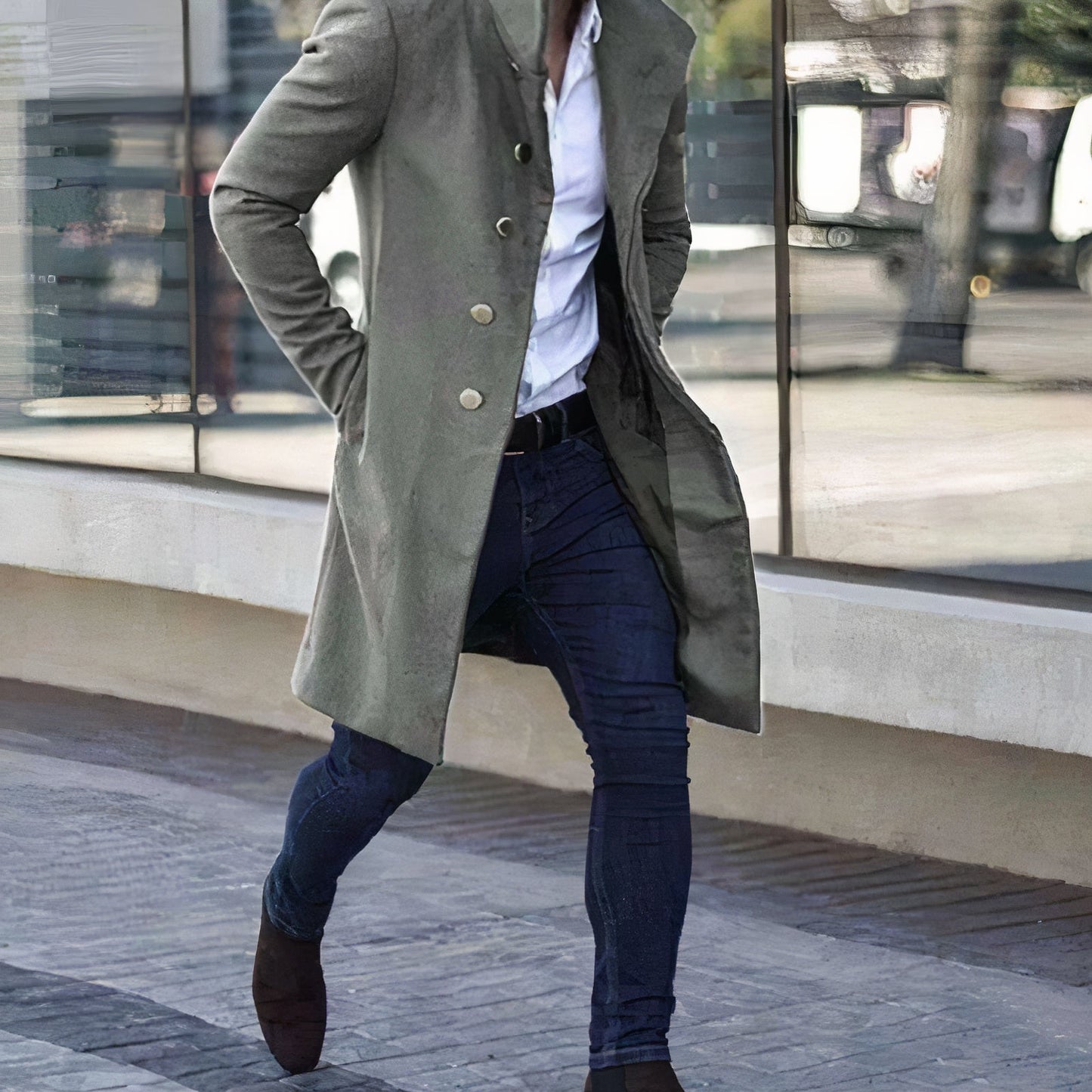 Fashionable trench coat for men - Jas