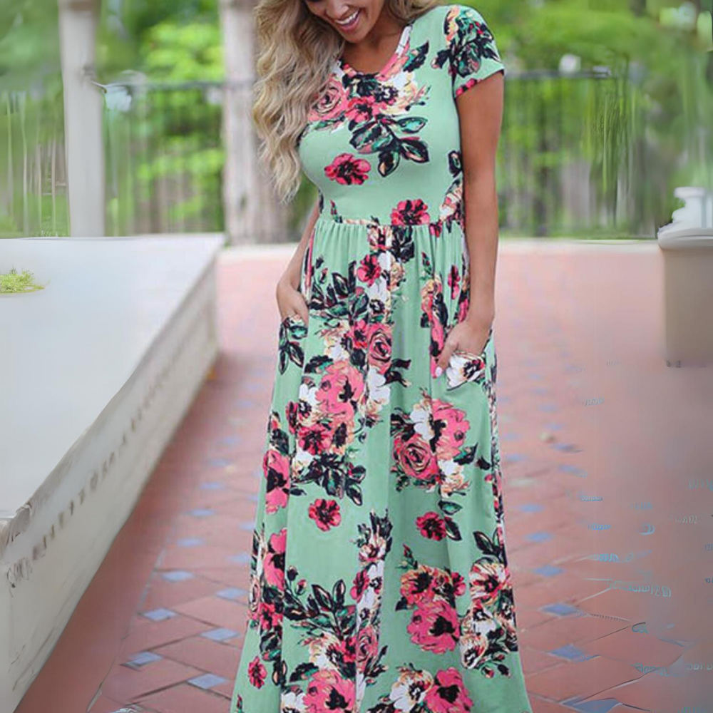 Jenna - Elegant Floral Dress