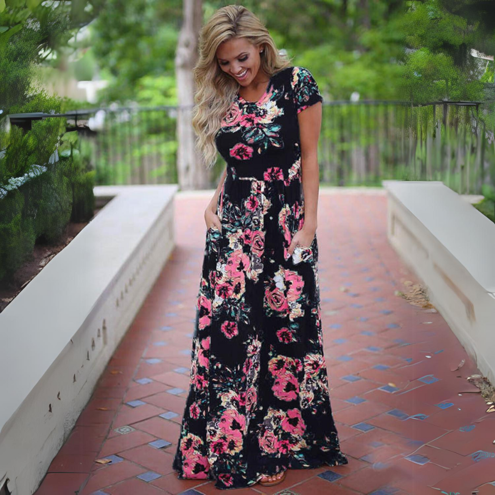 Jenna - Elegant Floral Dress