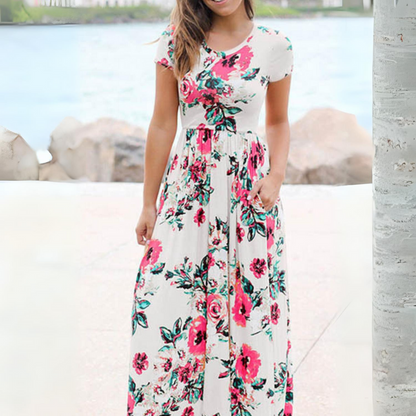 Jenna - Elegant Floral Dress