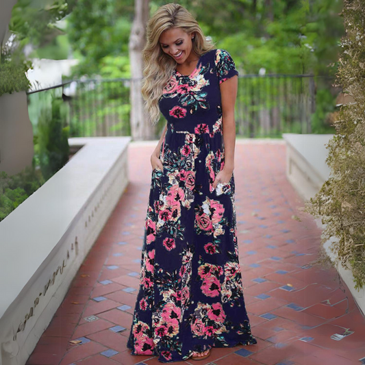 Jenna - Elegant Floral Dress