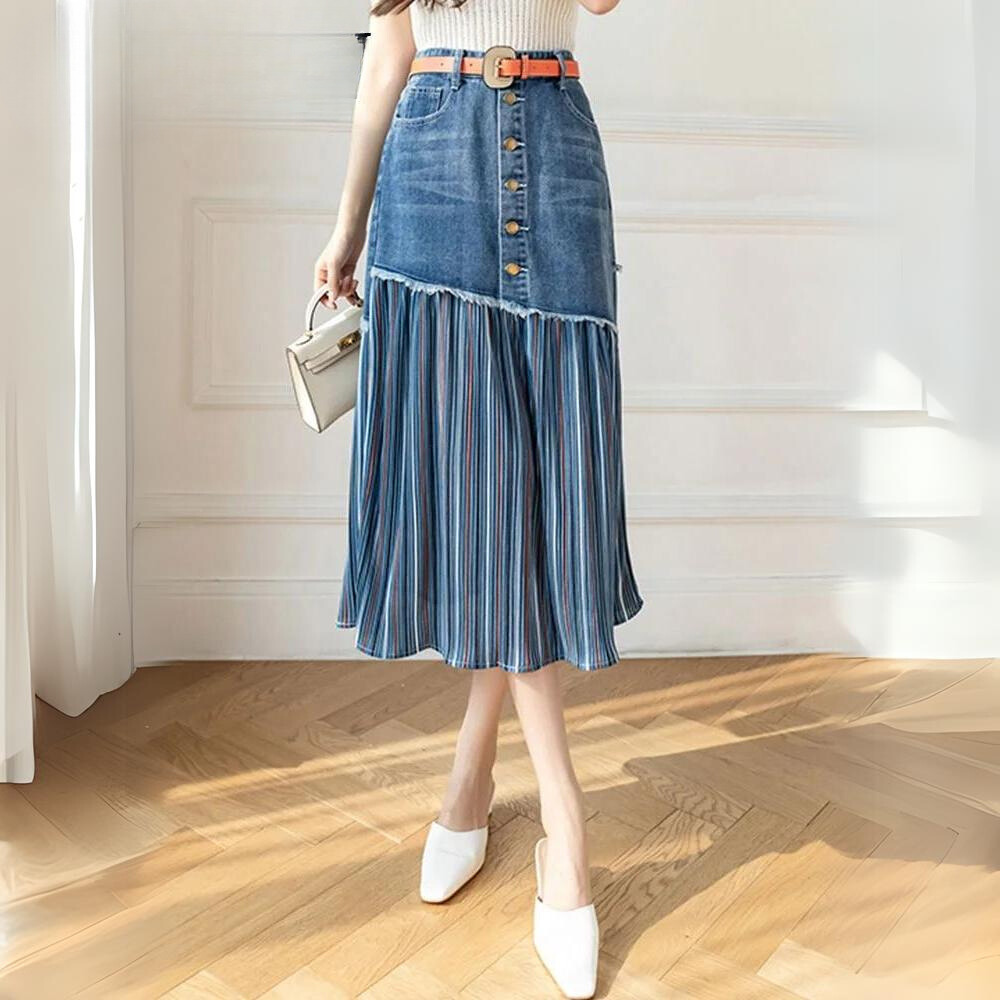 Joana - Elegant Denim Skirt