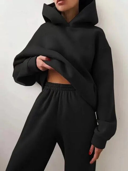 Hoodie and sweatpants for ladies