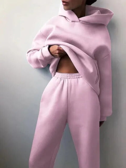 Hoodie and sweatpants for ladies