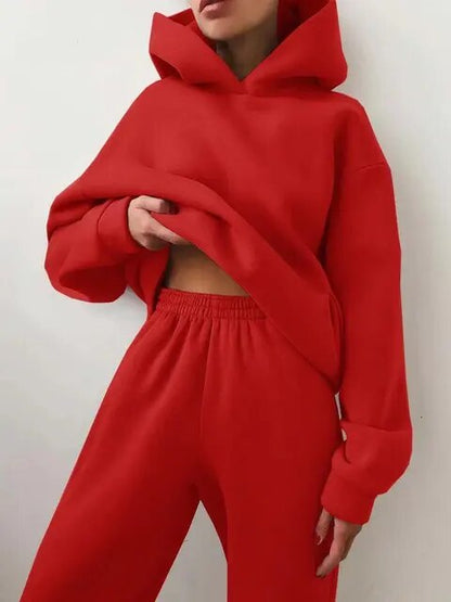 Hoodie and sweatpants for ladies