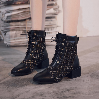 Chic lace-up boots - Yvaine