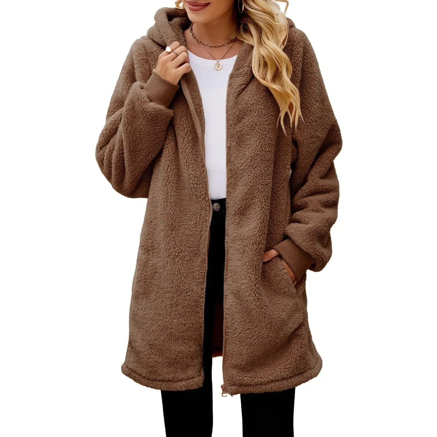 Warm teddy coat women - Karlie