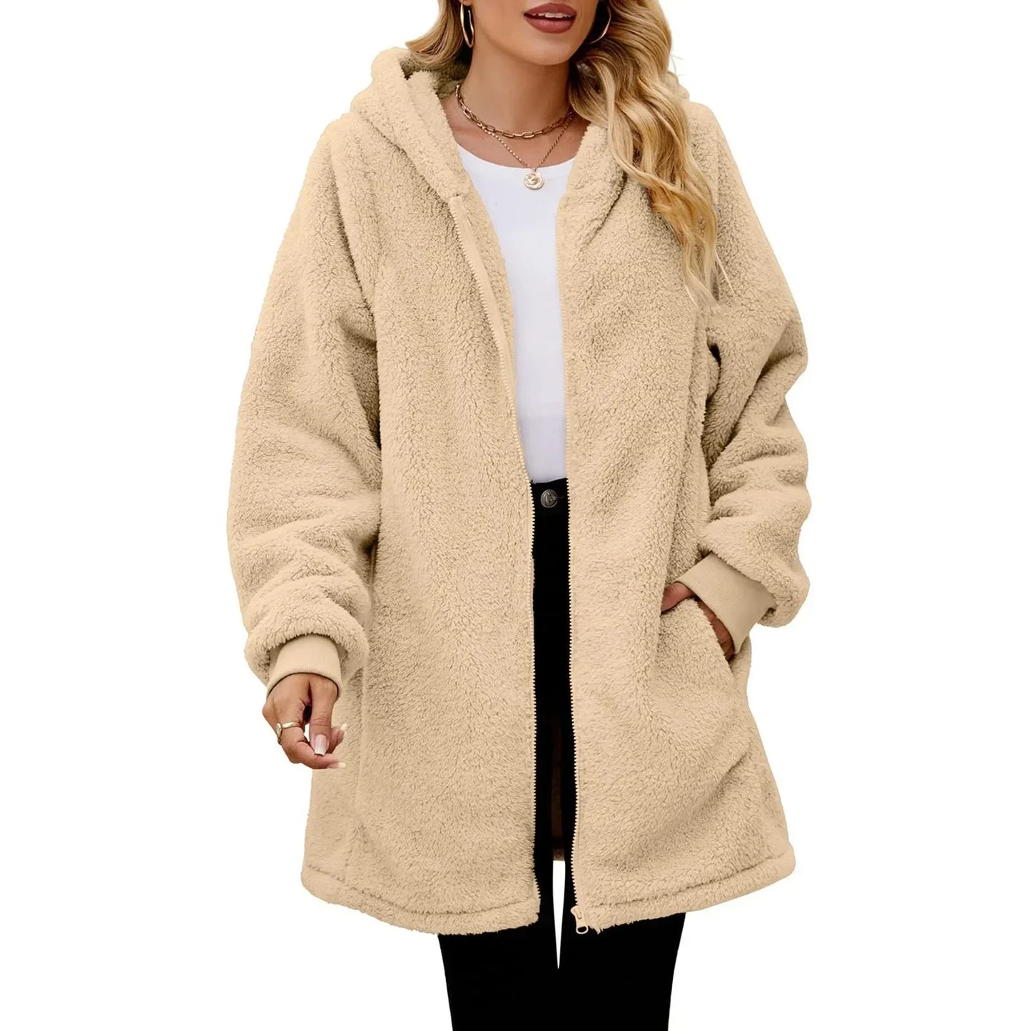 Warm teddy coat women - Karlie