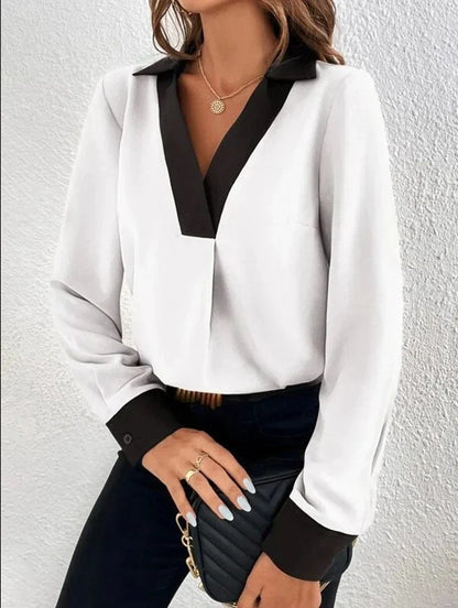 Samira Blouse | Women's Long Sleeve Business Blouse