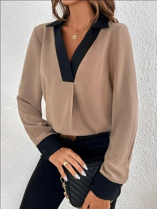 Samira Blouse | Women's Long Sleeve Business Blouse