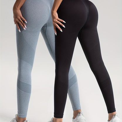 Jess-Mode | Elegance Set of 2 Dotted Fitness Leggings For Stylish Workouts