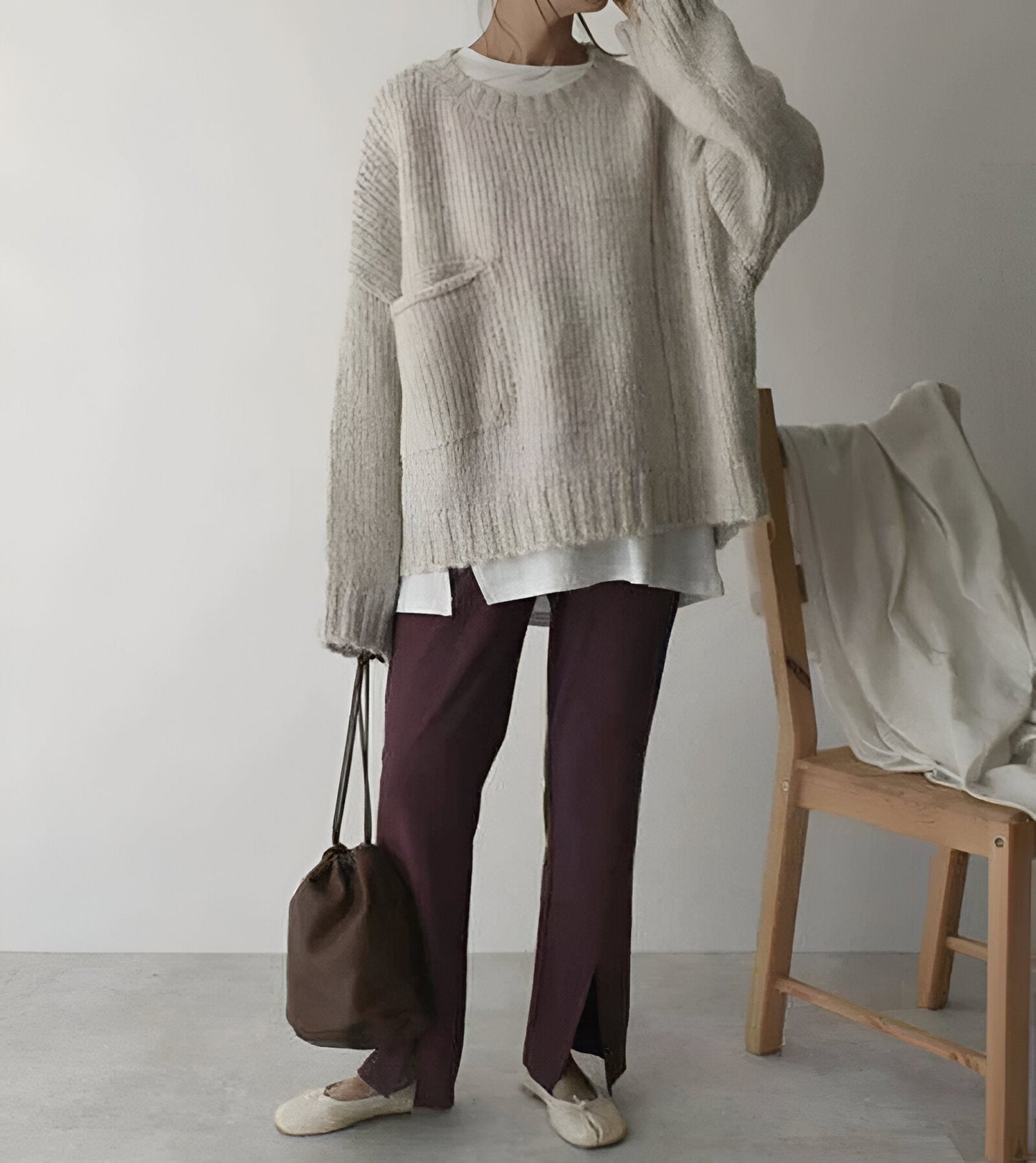 Mary | Ladies oversized sweater | Warm