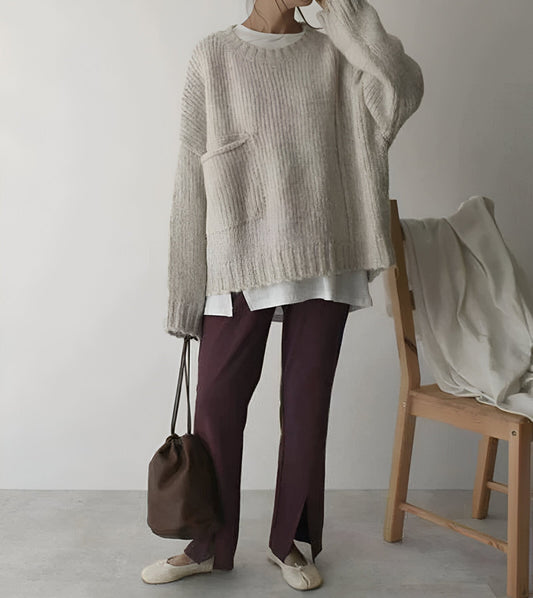 Mary | Ladies oversized sweater | Warm