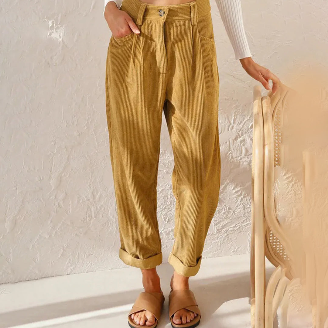 Margaux - Comfortable corduroy pants