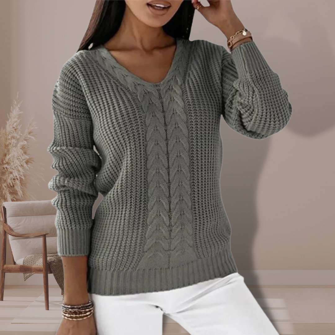 Women's winter warm knit sweater