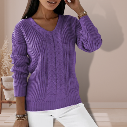 Women's winter warm knit sweater