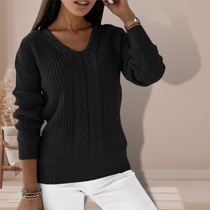 Women's winter warm knit sweater