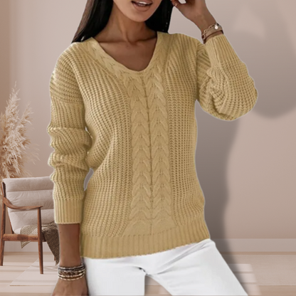 Women's winter warm knit sweater