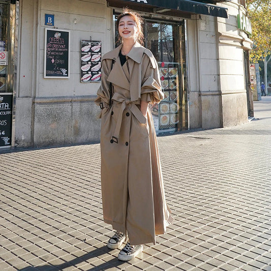 Yvonne - oversized double-breasted trench coat