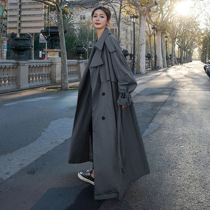 Yvonne - oversized double-breasted trench coat