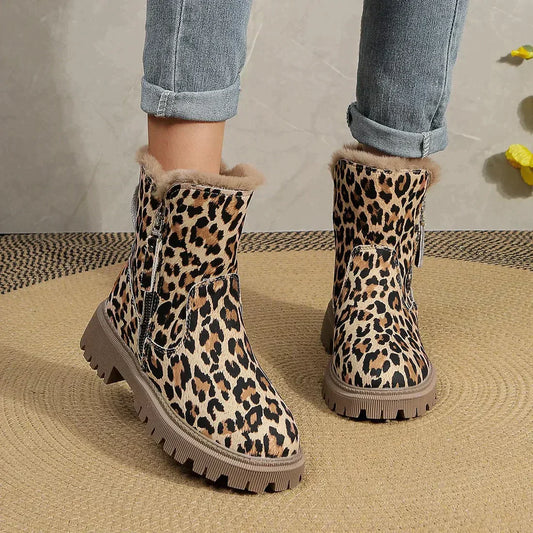 Rizka Boots | Women's Leopard Print Boots