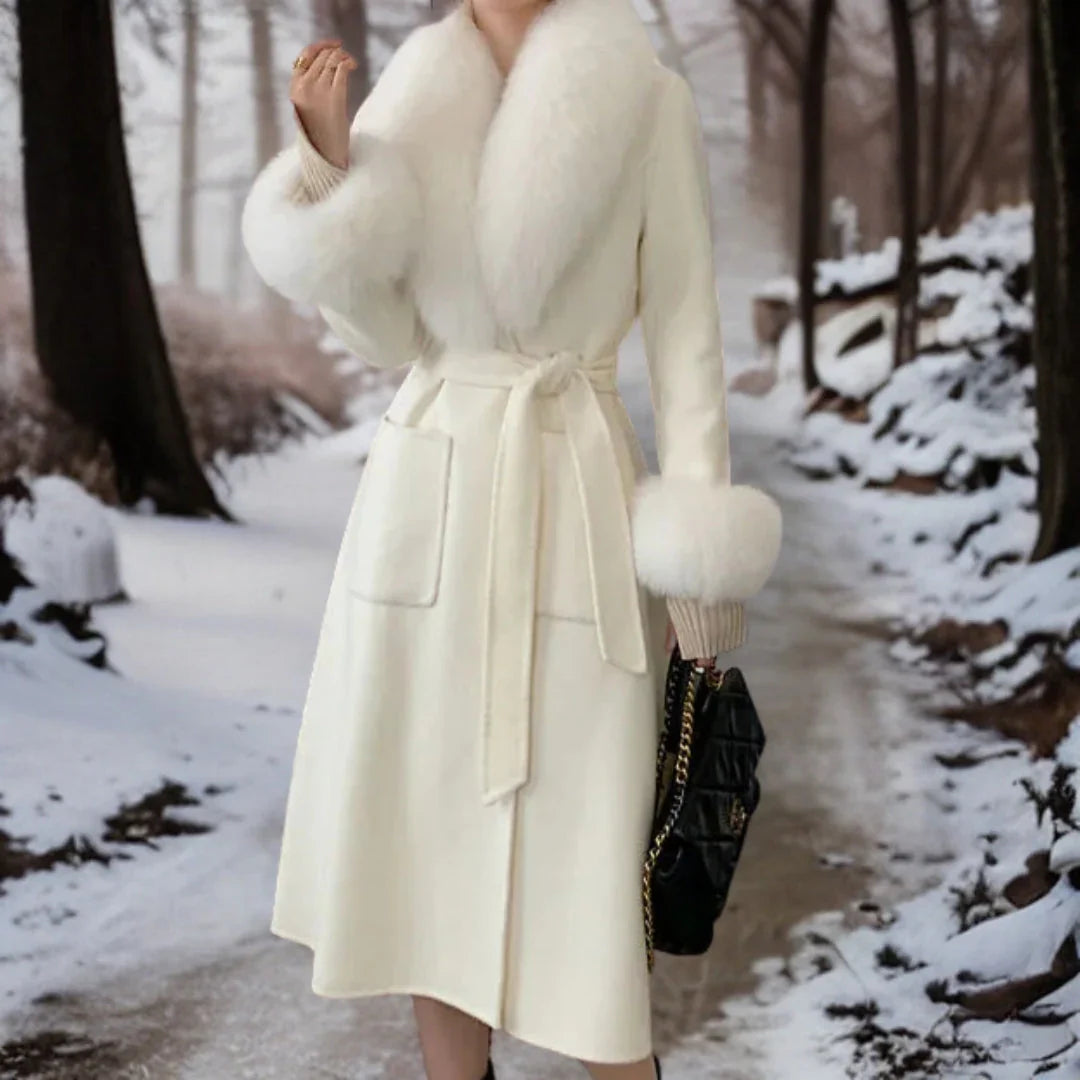 Elegant warm winter coat - Liane