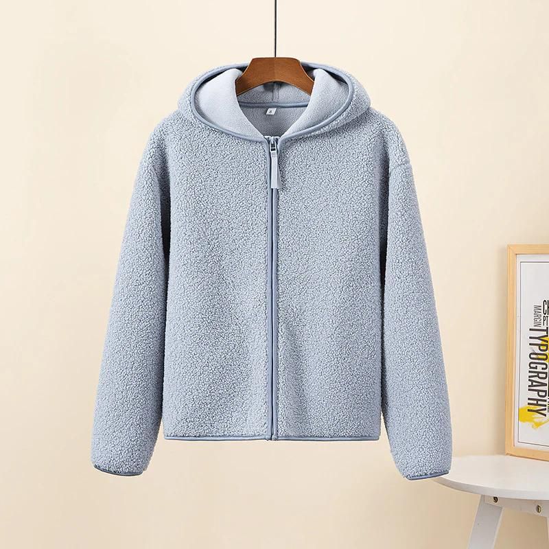 Long-sleeved hoodie with zipper - Lisbet