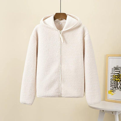 Long-sleeved hoodie with zipper - Lisbet