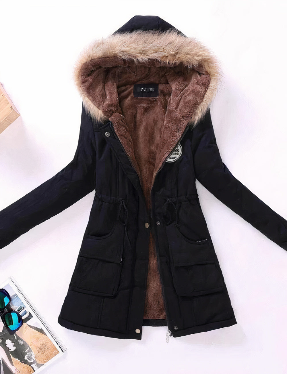 Cozy and comfortable fleece jacket for women - Luiza