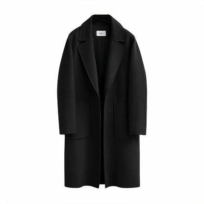 Women's long wool coat for winter - Lynn