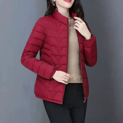 Stylish women's down jacket for fall & winter - Lysbeth