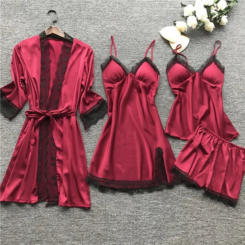 Isla - Luxurious Satin Pyjama Set for Women