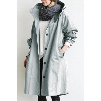 Long trench coat for women