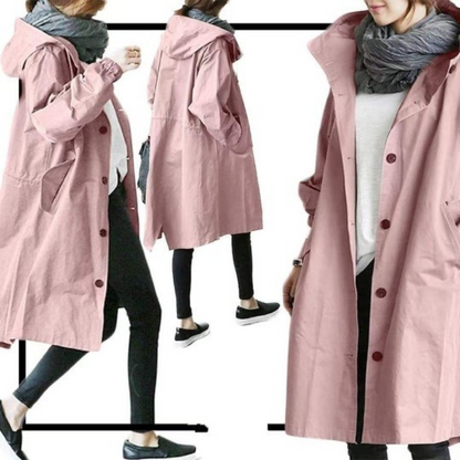 Long trench coat for women