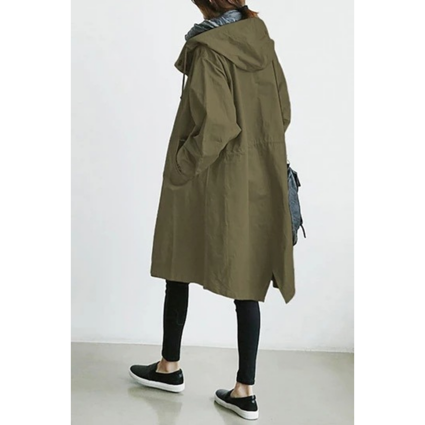 Long trench coat for women