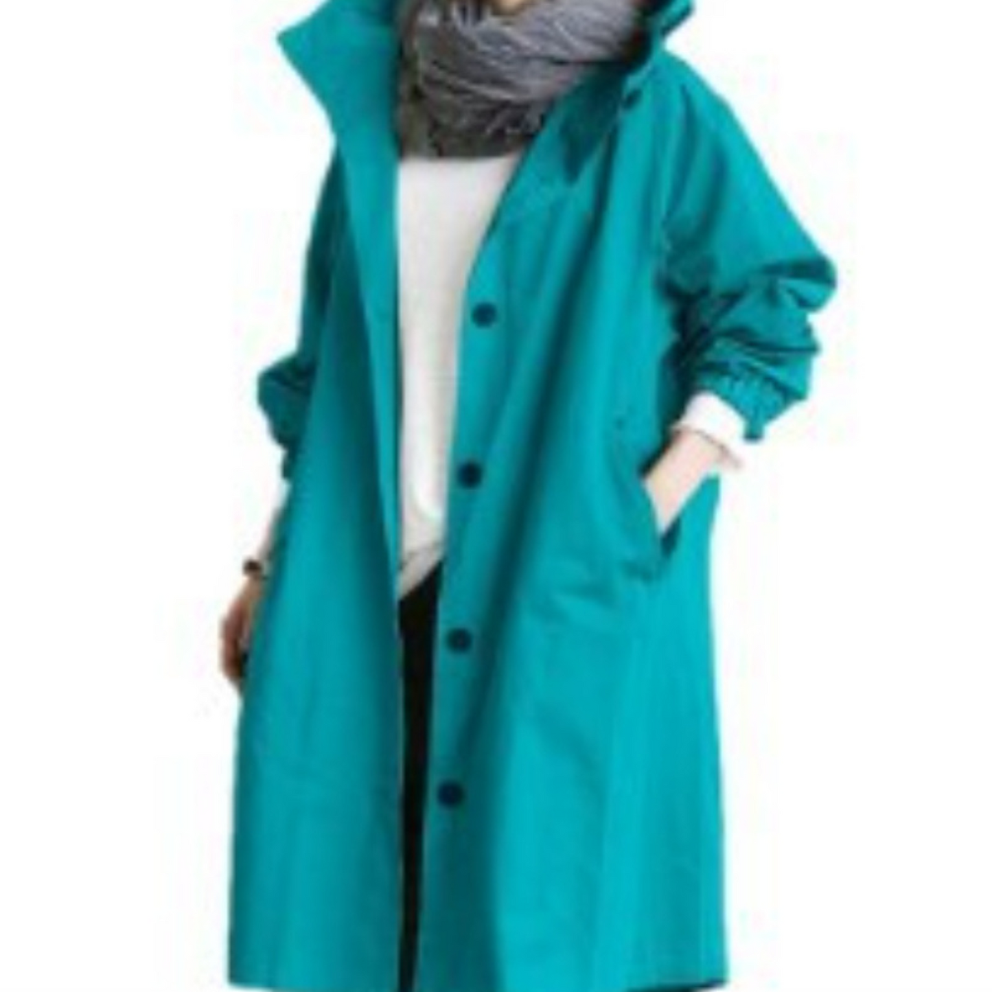 Long trench coat for women