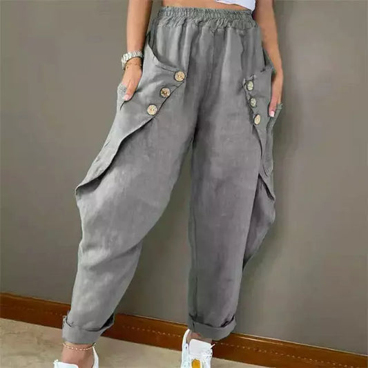 Gabriella - Ankle-length casual harem pants