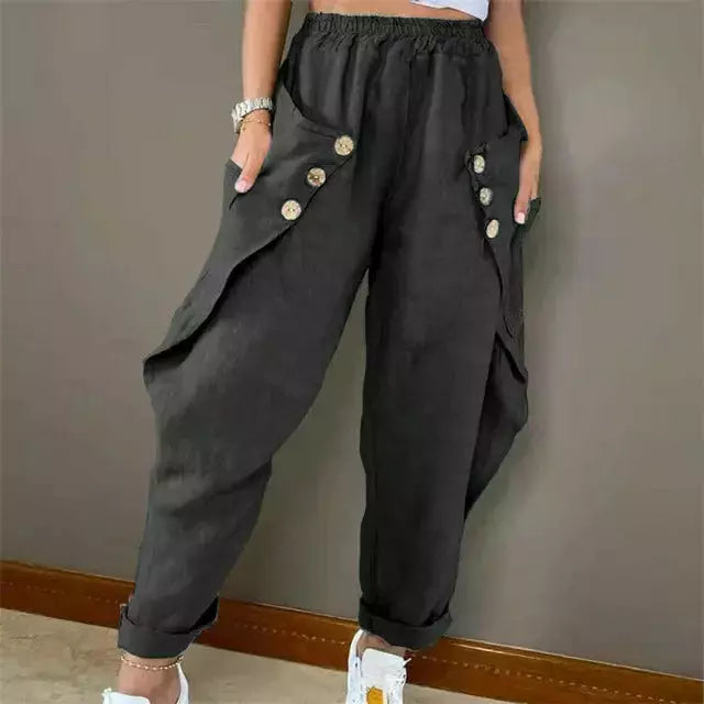 Gabriella - Ankle-length casual harem pants