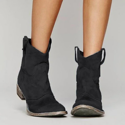 Esmée | Leather cowboy boots for women