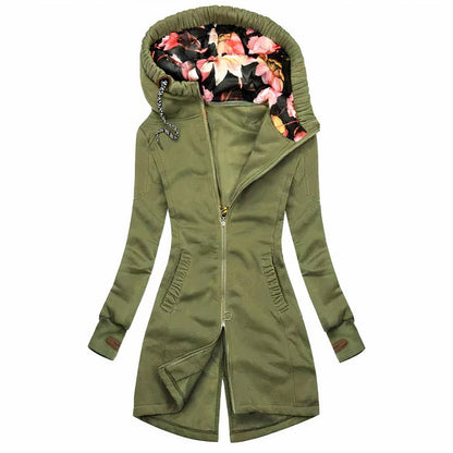 Trendy winter jacket with hood - Leilani