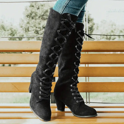 Liliu - Elegant Heeled Boots for Women