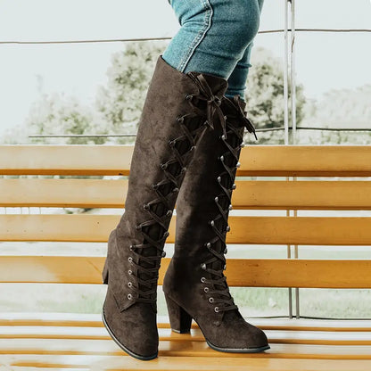 Liliu - Elegant Heeled Boots for Women