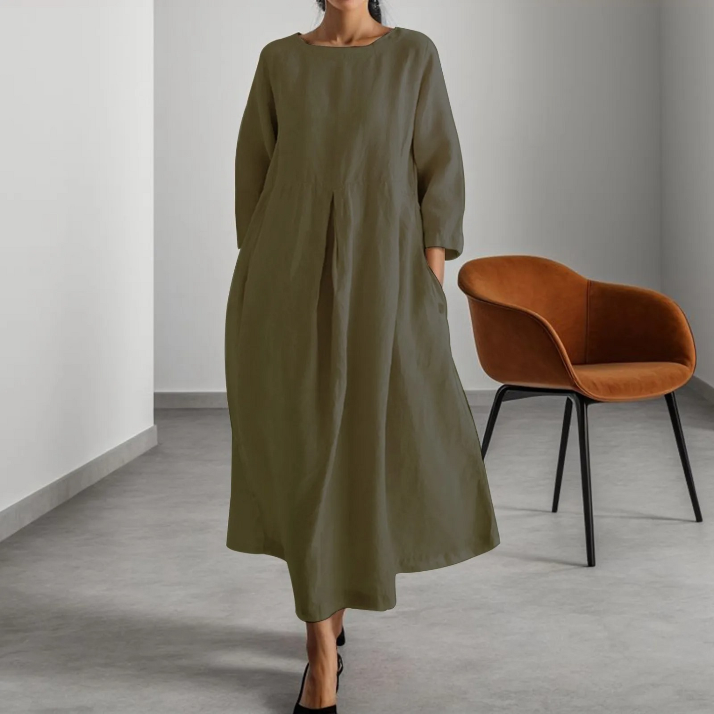 Elin | Linen women's dress