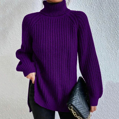 Elegant sweater with turtleneck - Loren