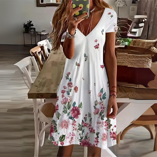 Luisa - Elegant Floral Dress