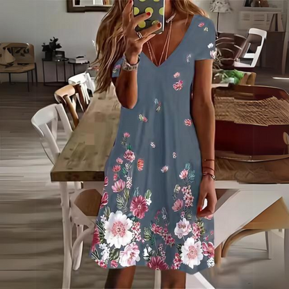 Luisa - Elegant Floral Dress