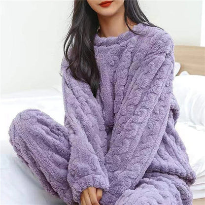 Fleece pyjama set for women