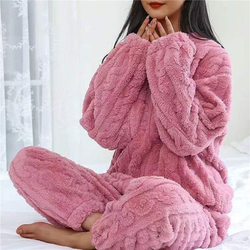 - Cozy fleece pyjama set